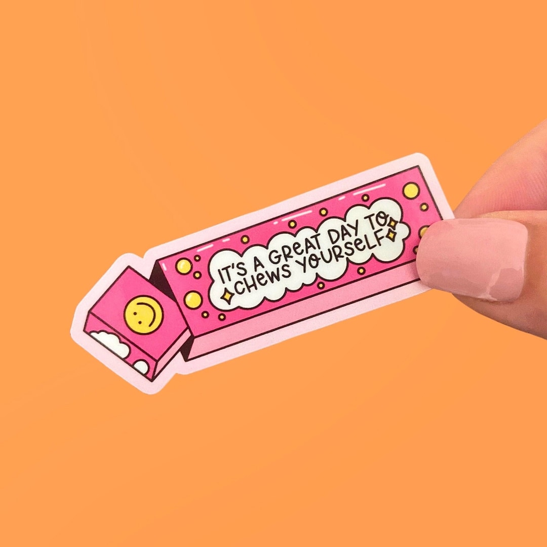 Mental Health Sticker // Dishwasher Safe Stickers Pick Me up Etsy