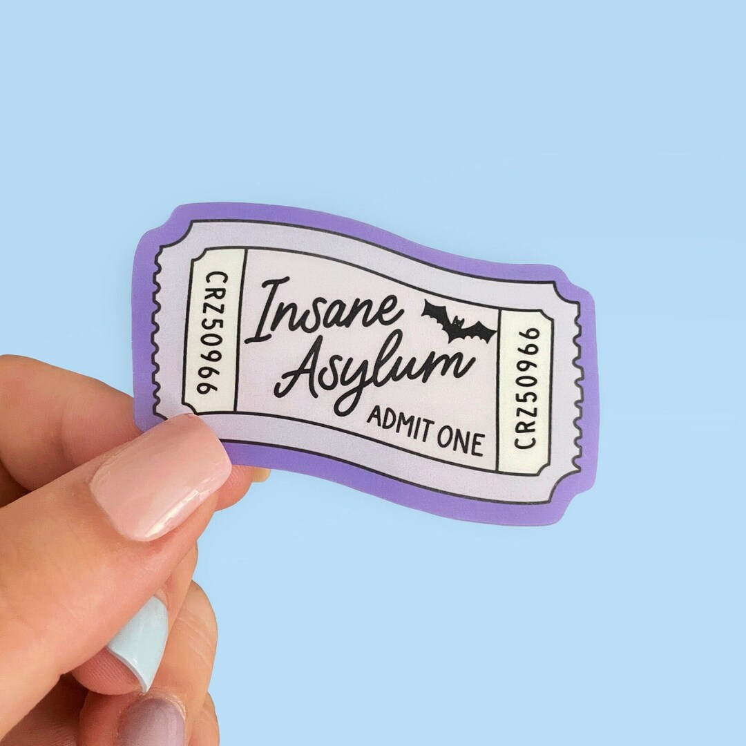 Funny Mental Health Sticker // Dishwasher Safe Stickers, Mental Health ...
