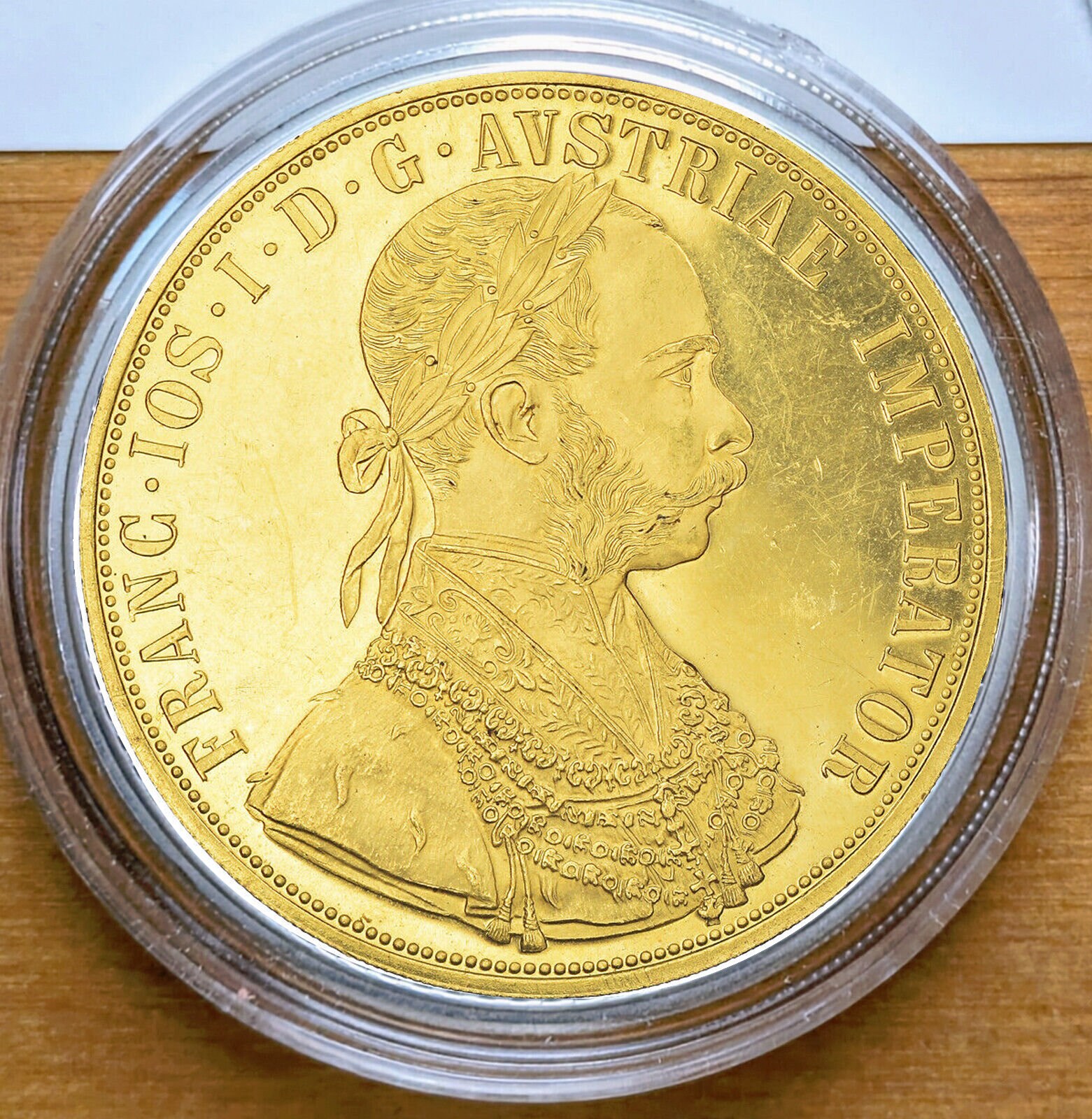 Austria, Franz Joseph I, 4 Ducat, 1915, Vienna Etsy