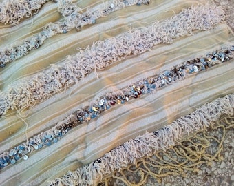 Handmade White Berber Blanket, Moroccan Wedding Gift, Home Decor