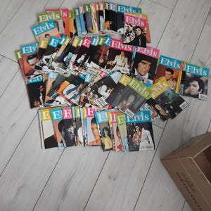 Elvis presley magazines collection of 150+ all in good condition.
