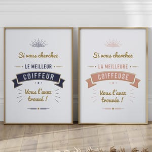 Parrucchiere o manifesto del parrucchiere in francese, se stai cercando il miglior parrucchiere lo hai trovato