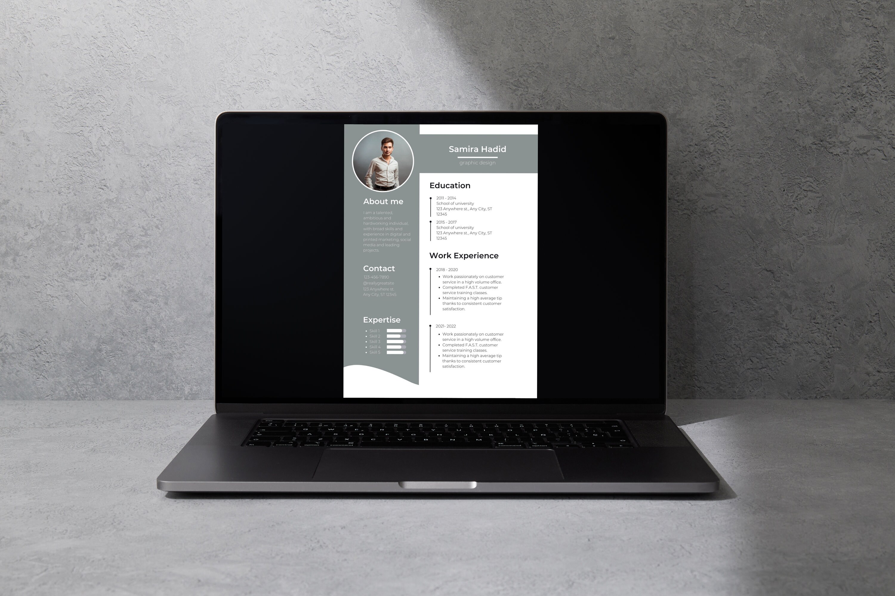 CV Digital Design Printable Editable on Canva Downloadable and - Etsy