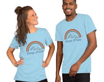 Camp Pride Unisex Tee | Camp Pride Shirt |Gifts for him | Gifts for her | Soft shirt | Classic Shirt | Pride svg
