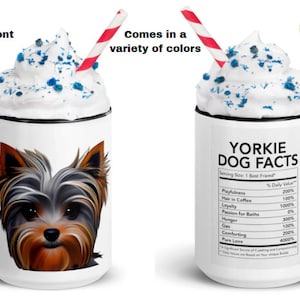 Yorkie Tasse | Yorkshire Terrier lustige Fakten | Yorkie Mama | Yorkie Geschenke | Yorkshire Terrier Becher