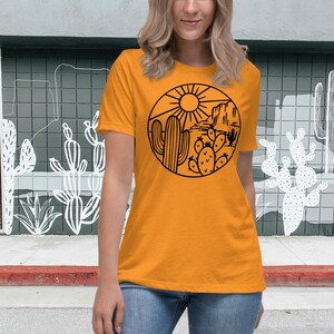 Desert shirt | Adventure shirt | Cactus shirt | Camping shirt | Camping lovers | Gift for her | Wild west shirt