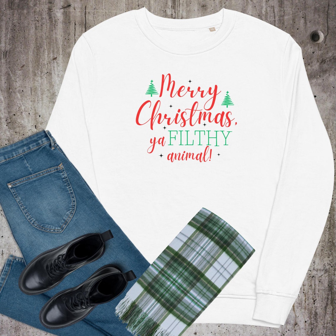 Merry Christmas Ya Filthy Animal Sweater 