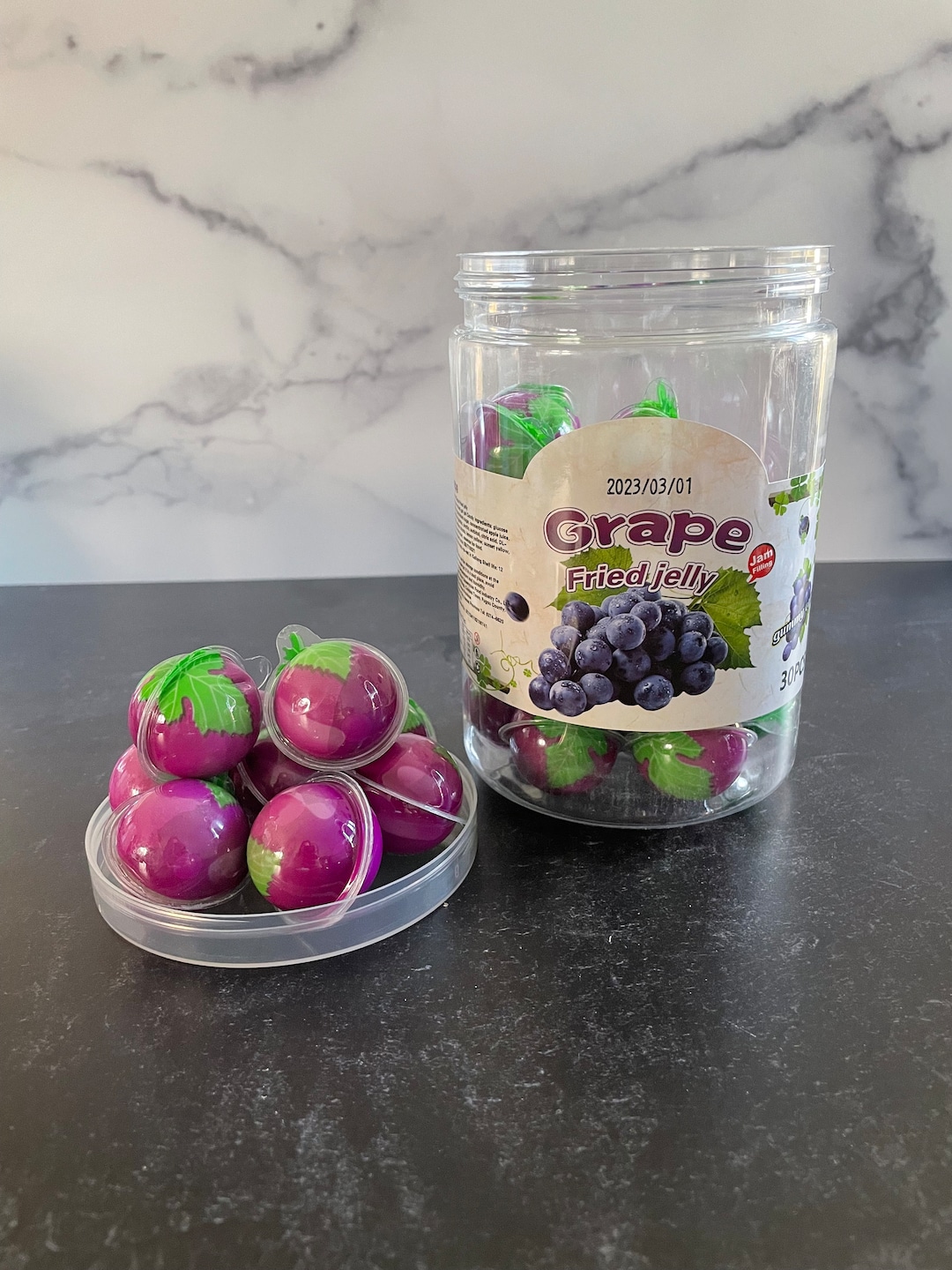 Grapes Grape Gummy Gummies Filled Jelly Filled Etsy