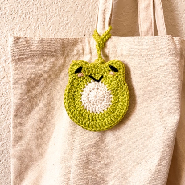 Crochet Frog Bag Charm | Mini Crochet Frog Pouch | Crochet Frog Bag | Crochet Frog Sonny Angel Pouch