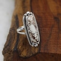 Genuine Wild Horse Ring Handmade Gemstone Ring 925 Sterling Silver Ring Turquoise Ring Handmade Jewelry