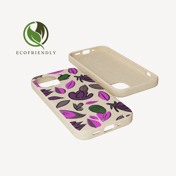 Funda de móvil biodegradable, Carcasa 100% compostable, Funda para iPhone, Funda para Samsung, Carcasa regalo, Carcasa Naturaleza