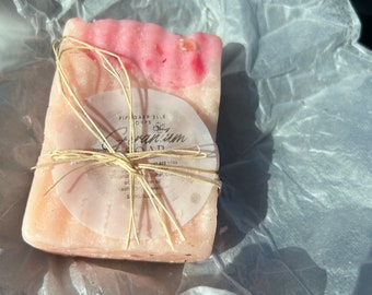 4 Soaps Geranium Mix - Organic Shea Butter/ Great GIFT IDEA!