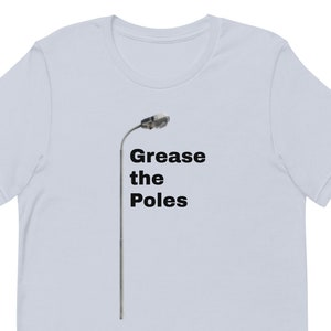 GREASE THE POLES Unisex t-shirt | Philly funny, Philadelphia shirt, Philly gift, Sunday is for the birds.
