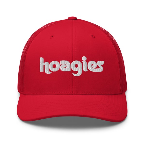 HOAGIES TRUCKER HAT | Philadelphia funny, delco funny, philly gift, delco gift, philadelphia trucker cap.