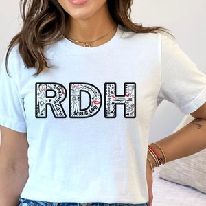 RDH Shirt, Gift For Dental Hygienist, Dental Hygiene T-shirt, Dentistry Crewneck, Dental Professional Gifts, New Hygienist Graduate Tshirt