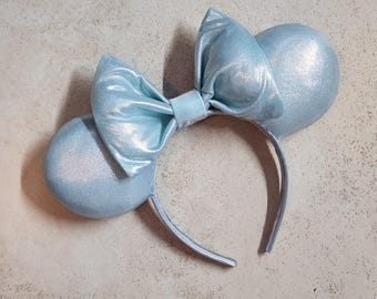 Disney Minnie Mouse Ears Inspired Headband - Iridescent Blue  display picture 1