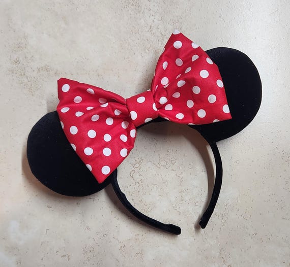 Disney Minnie Mouse Ears Inspired Headband - Black Velvet  display picture 2