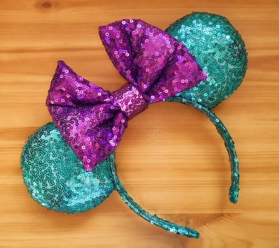 Disney Minnie Mouse Ears Inspired Headband - Turquoise 