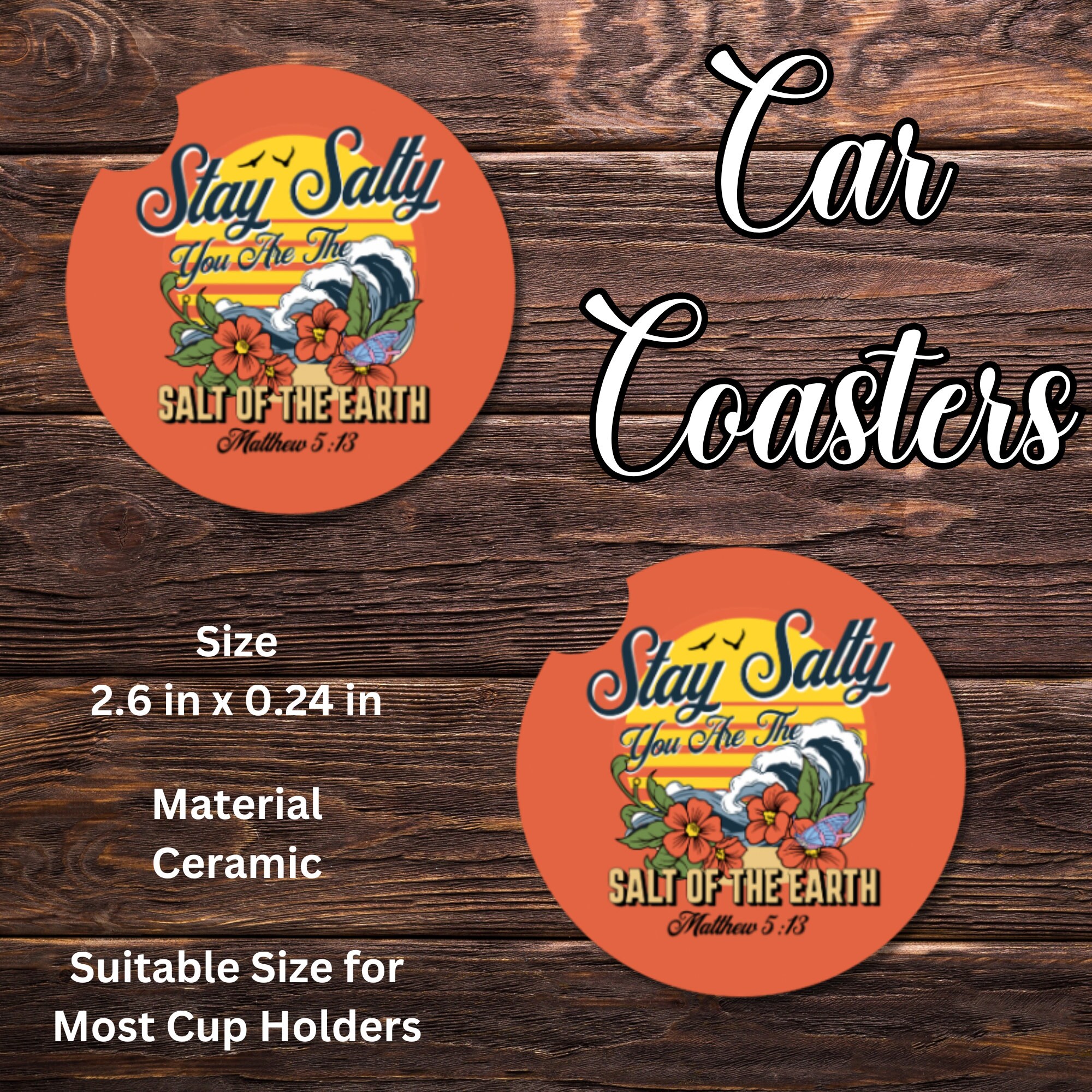 You are the salt of the earth {Coasters} You are the salt of the earth {Coasters}