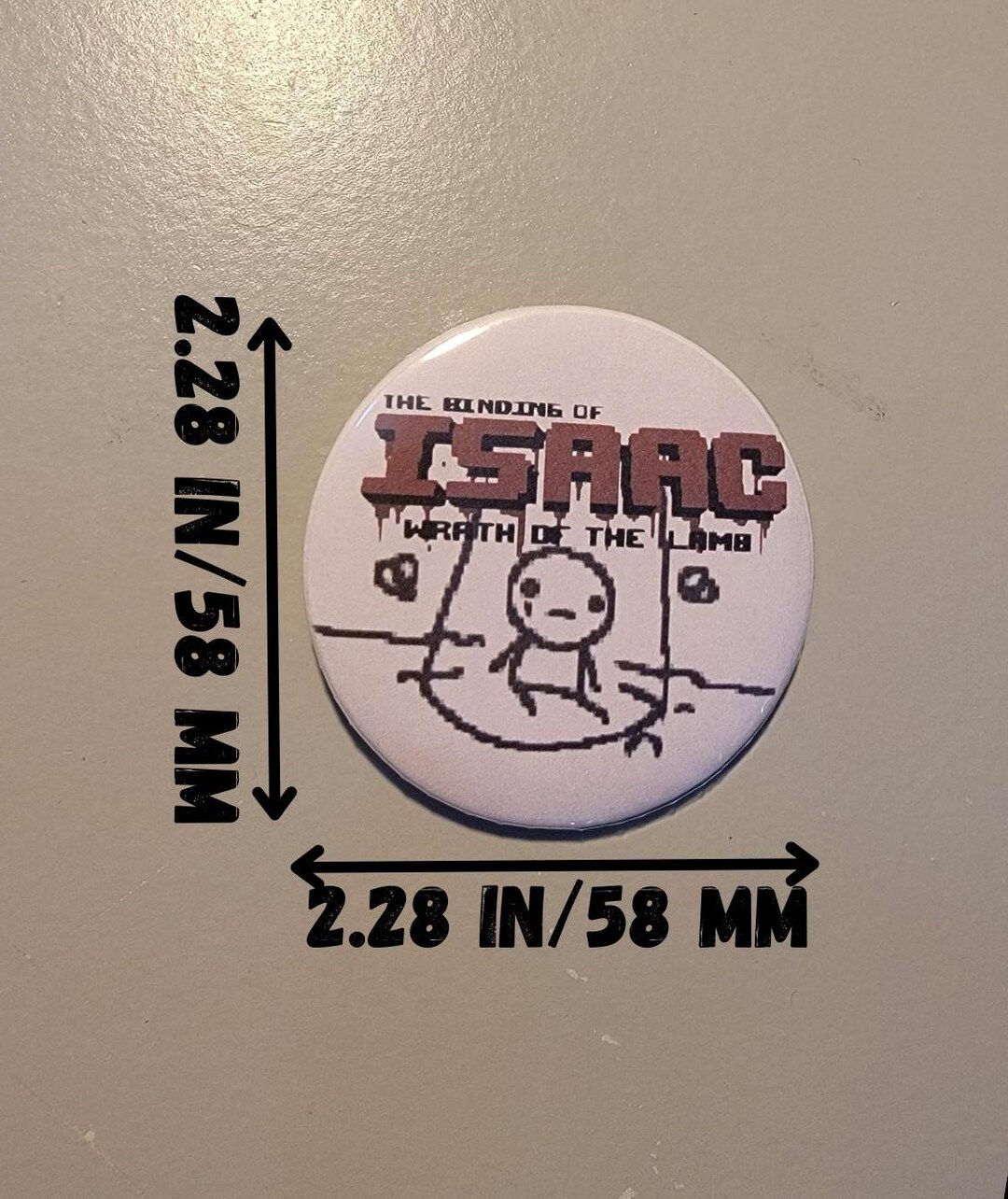 Pin Issac Binding of Isaac Logo Pins - Etsy