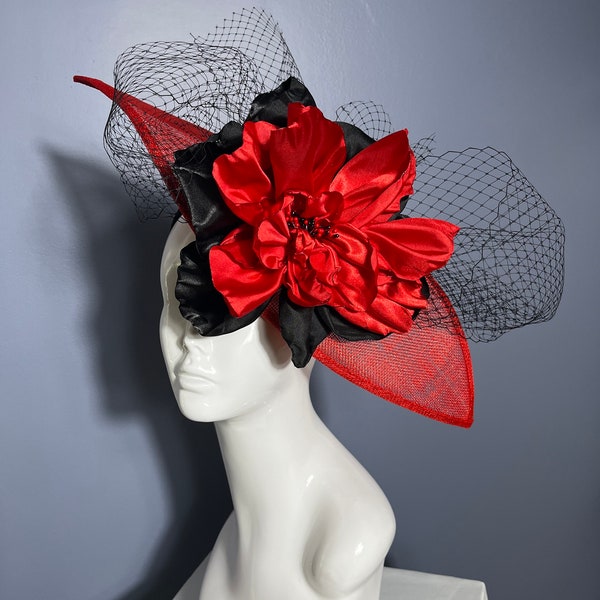 Kentucky Derby hat, fascinator, royal ascot, Kentucky Oaks, handmade silk flower