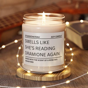 Dramione Candle, Draco Fanfiction, Fanfic Gift, Ao3 Fan Fic, Bookish Fandom, Romantasy book merch, Bookish smut gift, Bookworm, Book loving