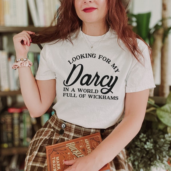 Herr Darcy Shirt Stolz und Vorurteil Tshirt Jane Austen Geschenk Literarische Licht Academia T-Shirt Bookish Merch Literatur T-shirt Buch Shirt Geschenk