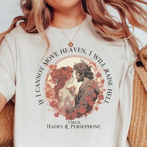 Hades and Persephone Shirt Greek Mythology Shirt Greek Goddess Persephone Shirt Dark Academia Clothing Persephone Art Persephone Print