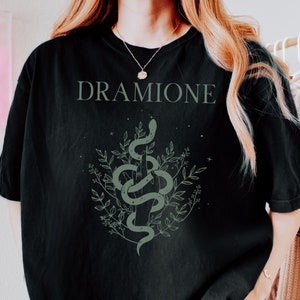 Dramione Shirt Book Fandom Merch Draco Fanfiction Gift pour ses ennemis pour les amoureux Tshirt Romantasy Fanfic Dracotok Romance Tee Dramione Merch