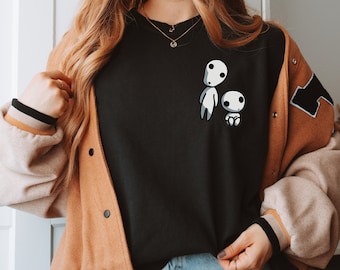 Camiseta kawaii Tree Spirit, personaje japonés, regalo para ella, él, amigo, weeb, weaboo, fandom, merch, ropa de demonio de fuego