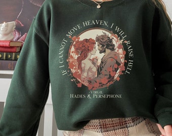 Hades and Persephone Shirt Greek Mythology sweatshirt Greek Goddess shirt Persephone sweater Dark Academia Clothes Gothic shirt Grunge