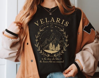 Stad van Starlight leesshirt vintage gothic fandom, cadeau voor haar leraar bibliothecaris fairycore kleding literair t-shirt