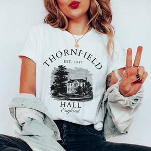 Jane Eyre shirt Thornfield Hall shirt Charlotte Bronte gift dark academia bookish shirt literary literature bibliophile shirt light academia