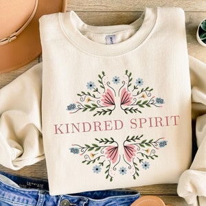 Kindred Spirit Sweatshirt Green Gables Bookish Fandom Shirt Literary Location Booklover Clothes Literary Gift for Her Booknerd Book Loving
