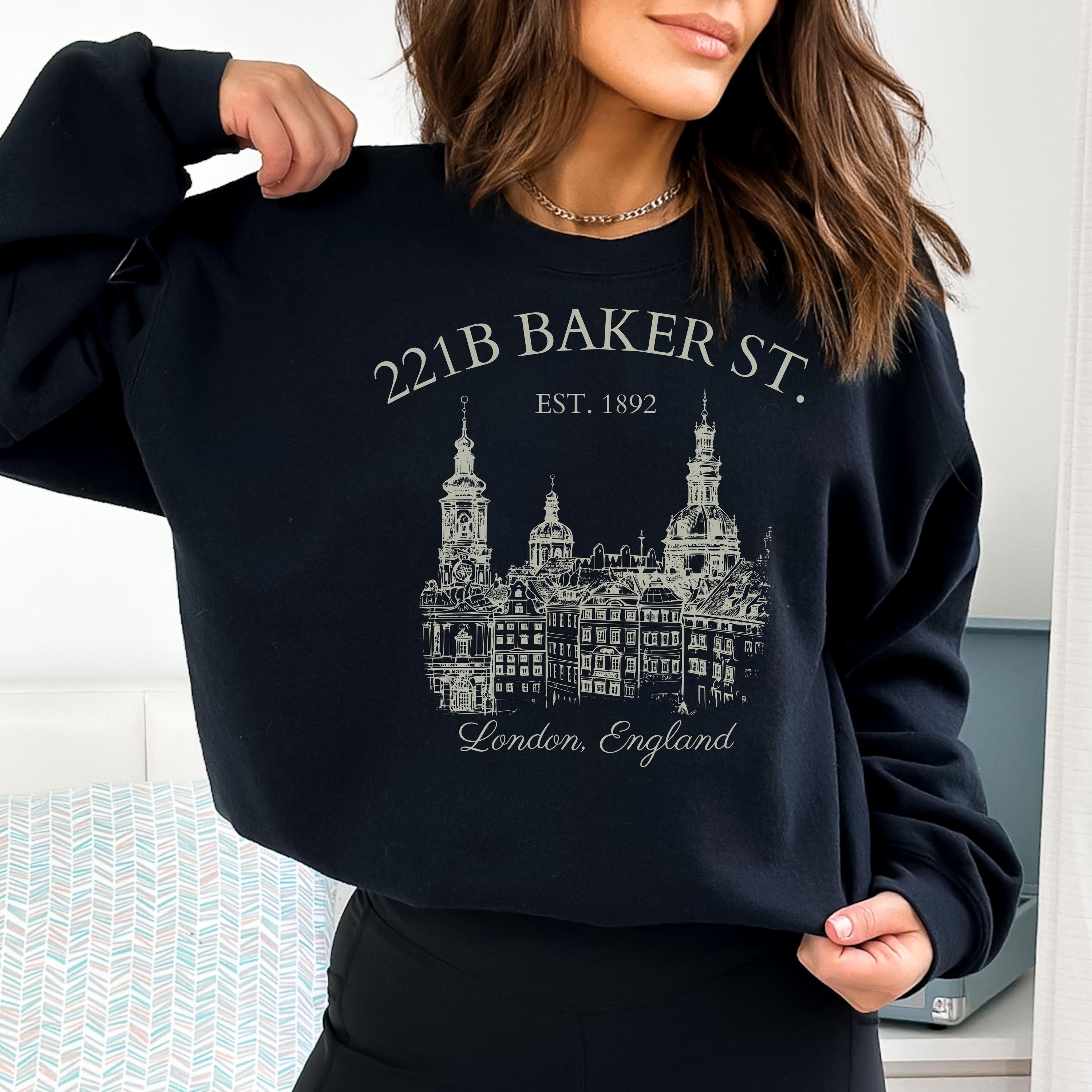 シャーロック・ホームズ スウェットシャツ 221B ベイカーストリート