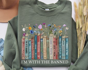 vintage love reading sweatshirt banned books gothic shirt poet teacher literary gift dark academia sweater library literature bookish shirt