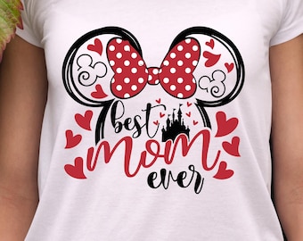 Best Gigi Ever Shirt, Minnie-Inspired Grandma Tee, Personalized Mother’s Day Gift, Disney Family Matching Shirt, Disney Minnie Mom Shirt