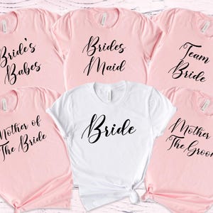 Bachelorette Party Shirts, Bridal Party Shirt, Wedding Custom Shirts, Bridesmaid Custom Tshirts, Bridal Party Shirts, Maid Of Honor Shirt