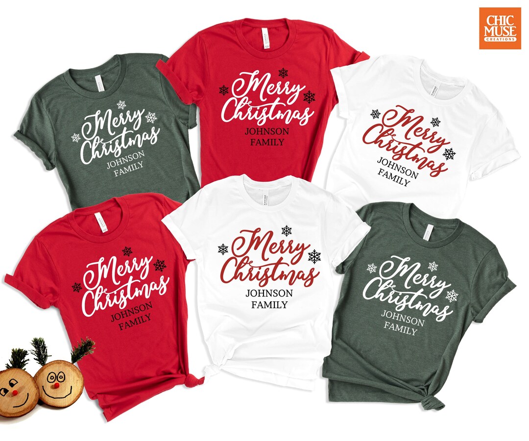 Family Christmas Shirt, Matching Family Christmas Shirts, Custom