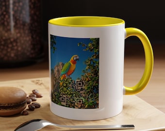 Mug Alive  Colorful Parrot Mug That Comes to Life