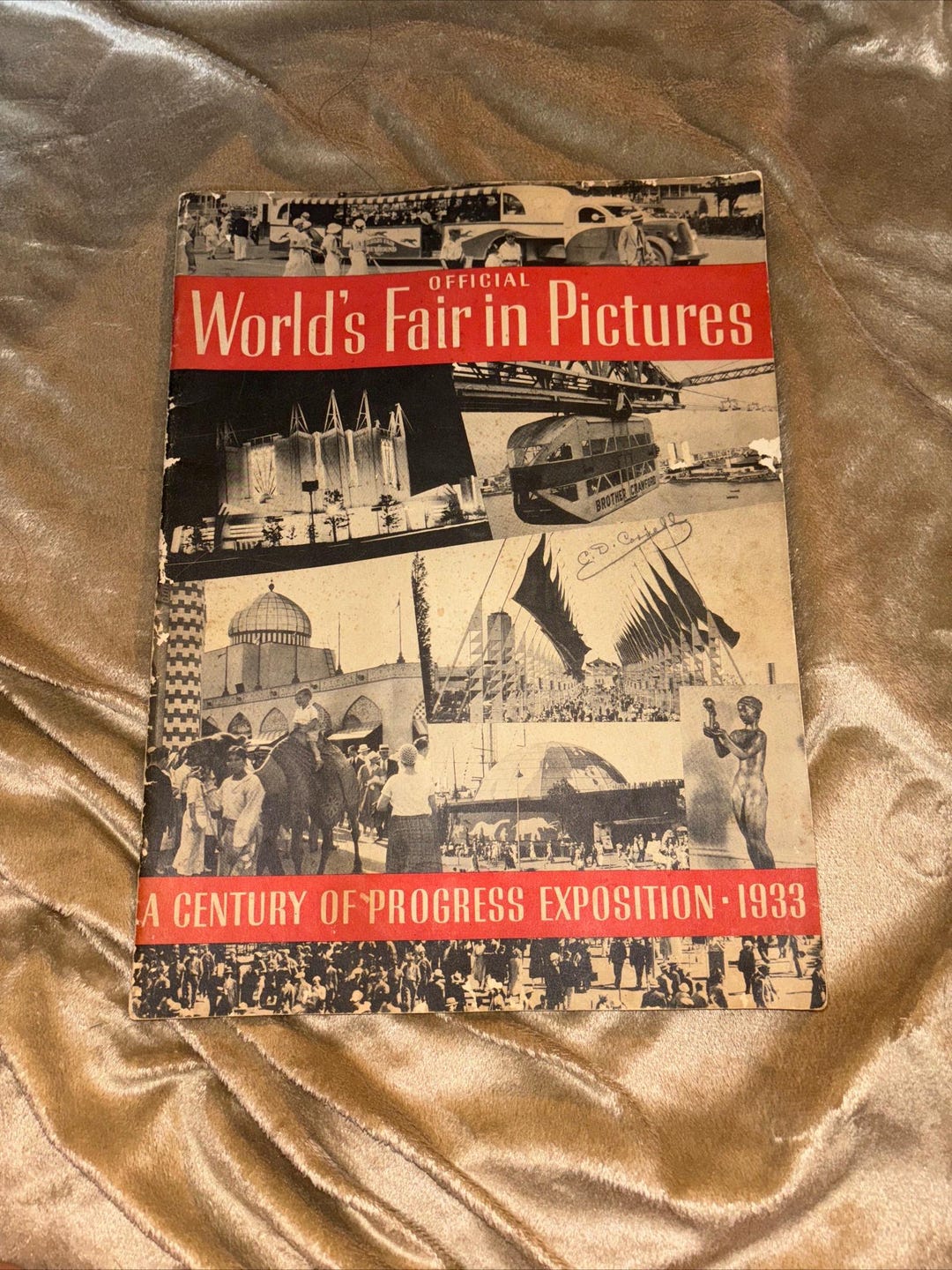 1933 Chicago World's Fair in Pictures Book Collectible Softcover ...