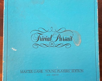 1984 Trivial Pursuit Master Game Young Players Edition