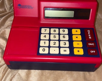 Tom Thumb Toy Cash Register Vintage Learning Resources Pretend