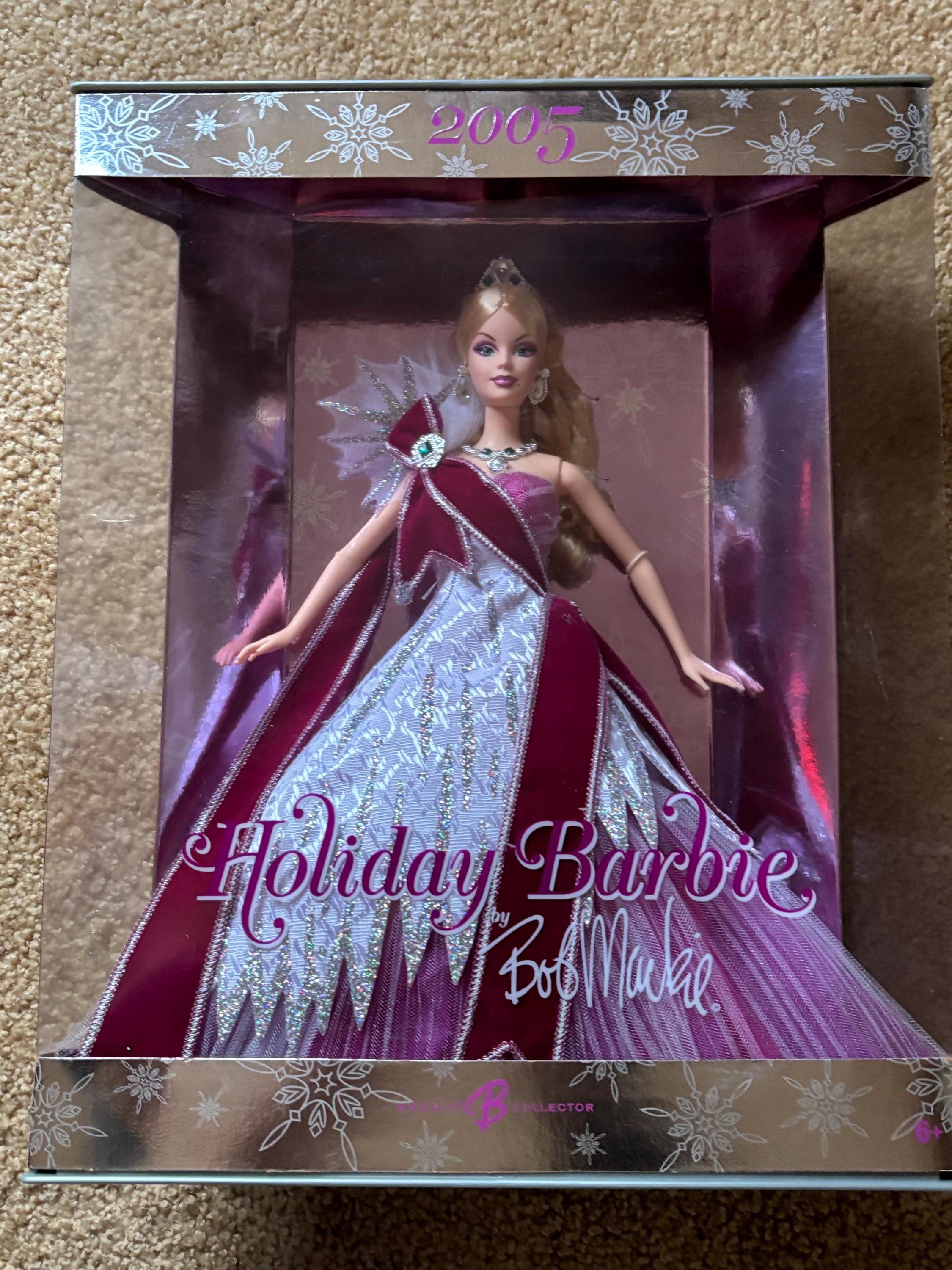 2005 Holiday Barbie Doll by Bob Mackie Barbie Collector NIB New