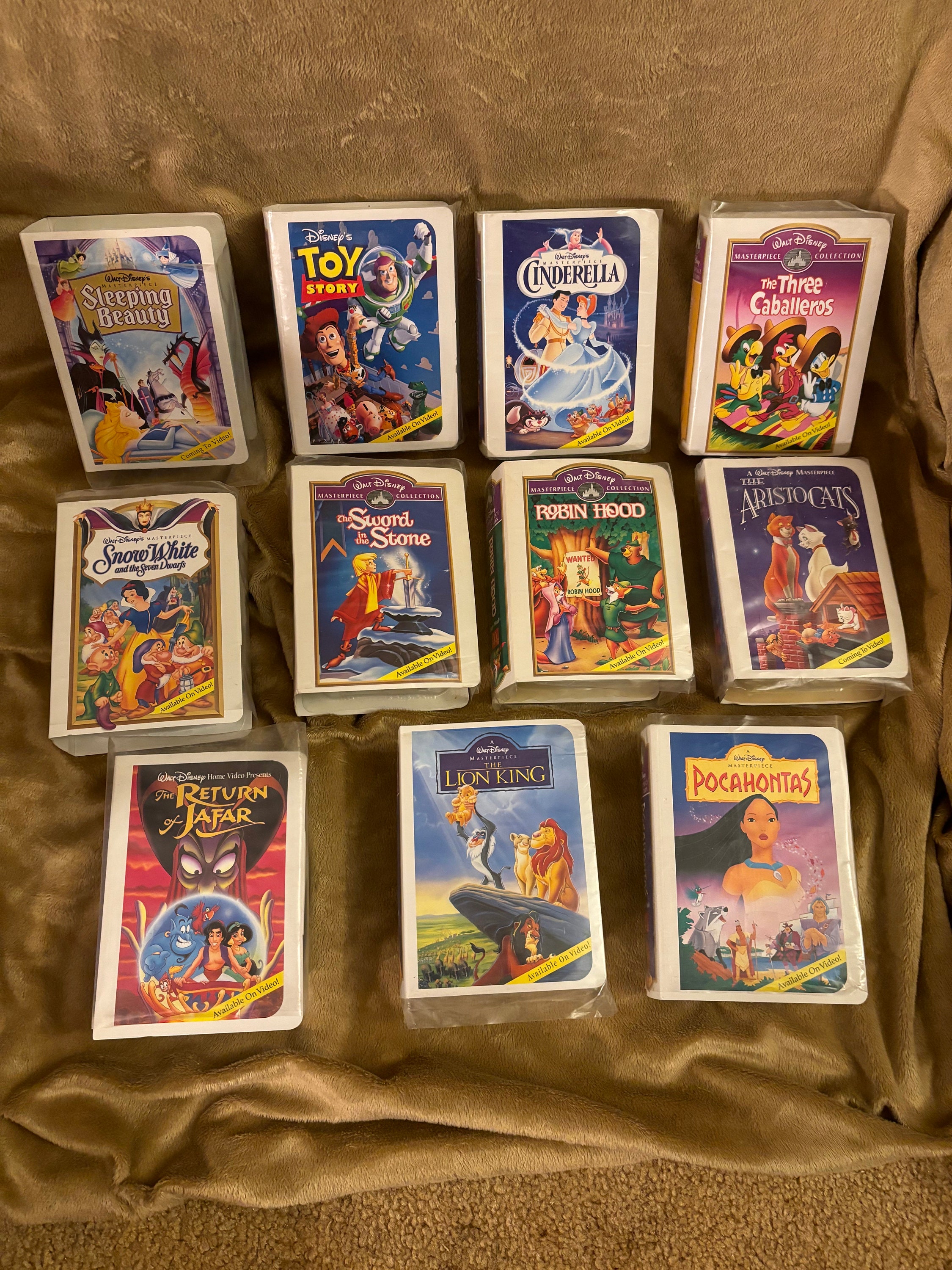 Mcdonalds Walt Disney Masterpiece Collection Happy Meal VHS Toys
