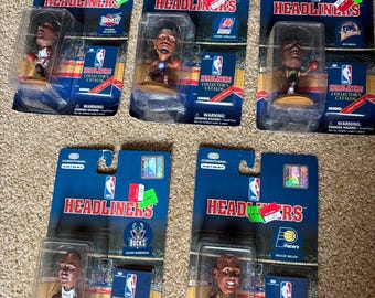 Lot of 8 NBA Corinthian Headliners Collector Figures - New in