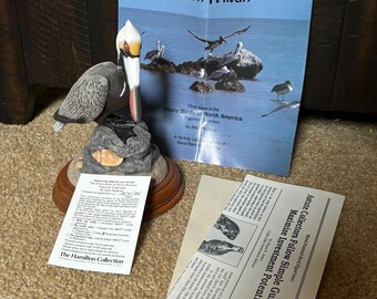 Vintage 1961 Fisher Price Wooden Big Bill Pelican Pull Toy
