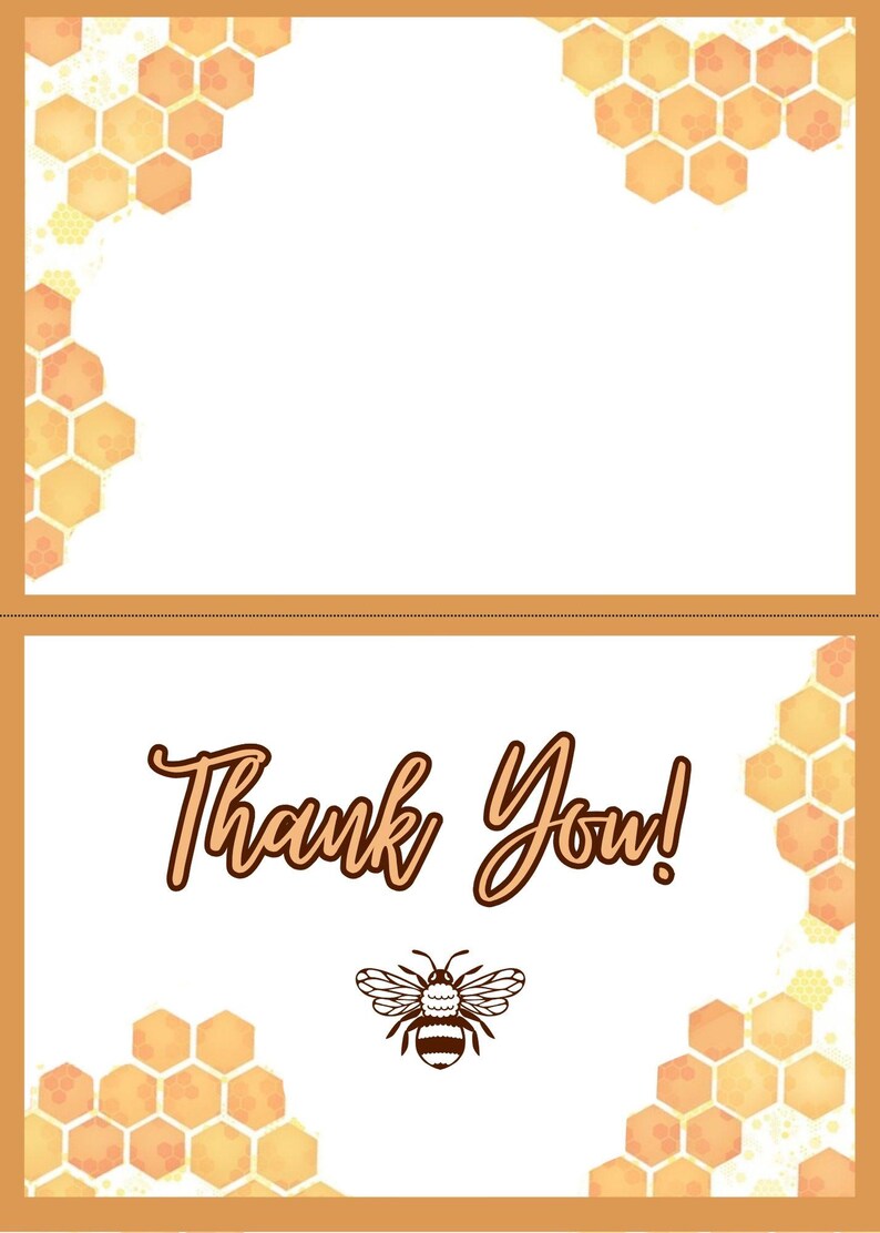 Bumblebee Baby Shower Invitation Bundle: Editable Templates (digital ...