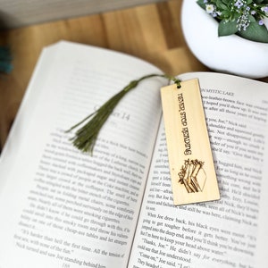 Wood Engraved Bookmarks, Personalized Bookmarks, Fun Quotes Bookmarks, Inspirational Quotes, Bookmark With Tassels, Gift For Readers