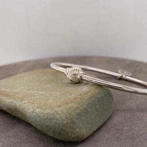 Twisted Ball Cape Cod Bracelet | Cape Cod Jewelry | Sterling Silver | 14k Yellow Gold Cape Cod Bangle | Authentic Cape Cod Bracelet